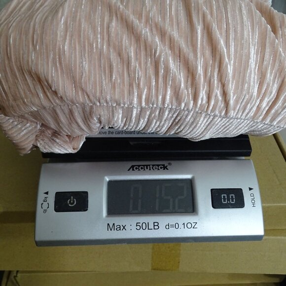 Chicos Velvet Crinkle Banded Blouson Top Rose Smoke Women Size 2 US Size L NEW - Picture 11 of 11